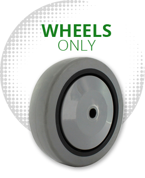 Wheels ANTIQUE WOOD furniture wheels casters 1 3/16" d per set of 4 